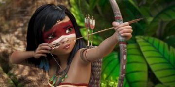 Em cartaz nos cinemas, “Ainbo – A Guerreira da Amazônia” é o único lançamento infantil para o período de Dia das Crianças